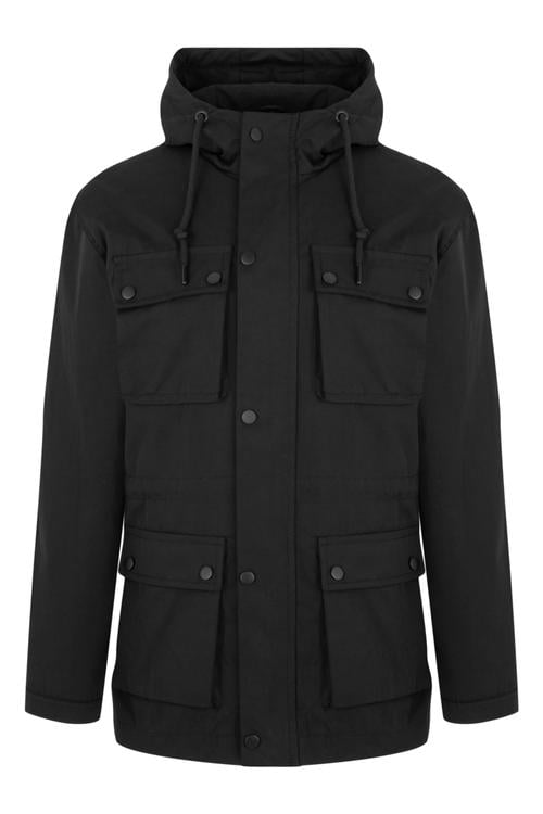  KAPÜŞONLU ÇOK CEPLİ KISA MONT