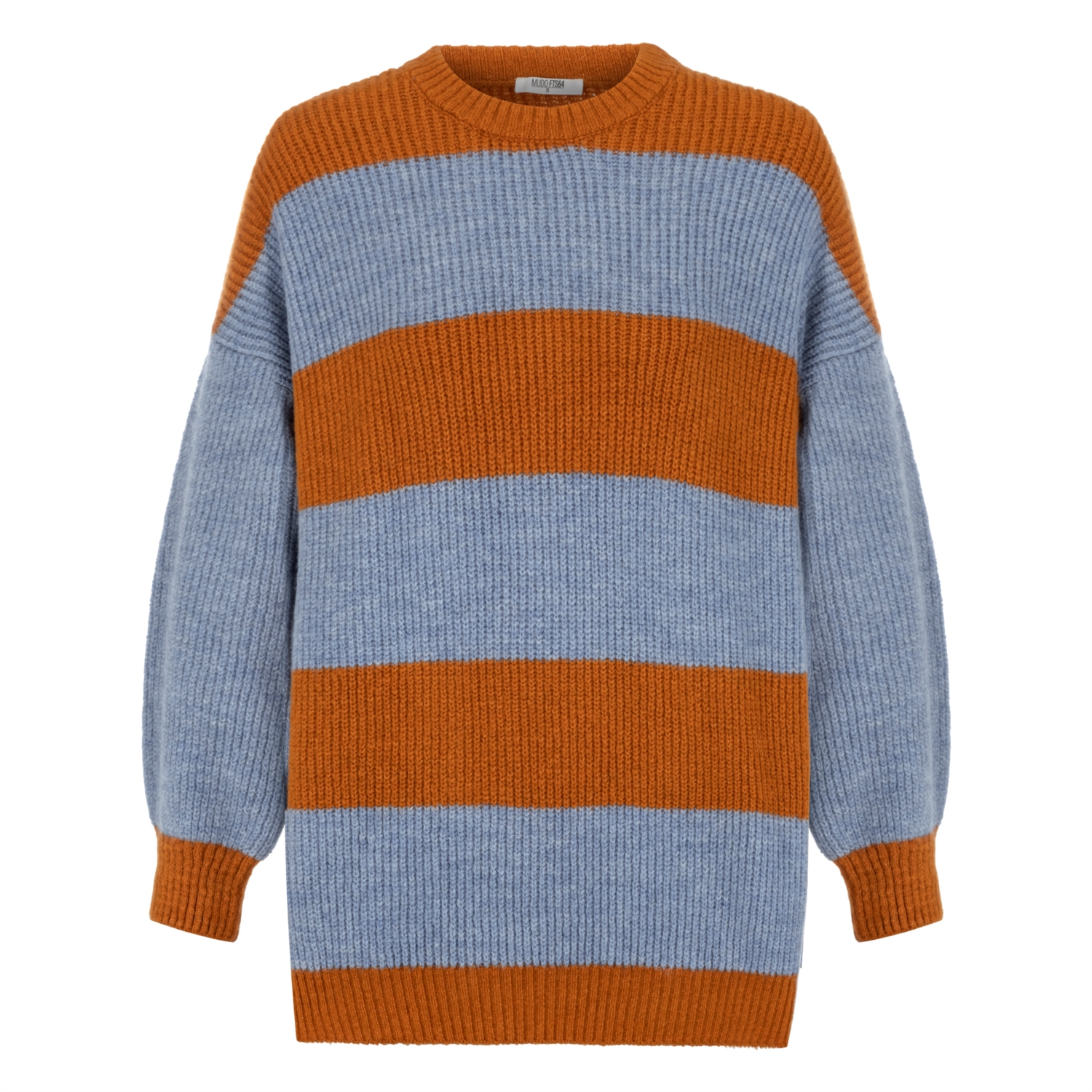 RENK BLOKLU ÇİZGİLİ KAZAK