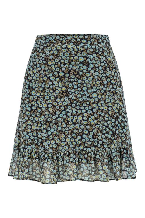  ÇİÇEK DESENLİ MİNİ KLOŞ ETEK