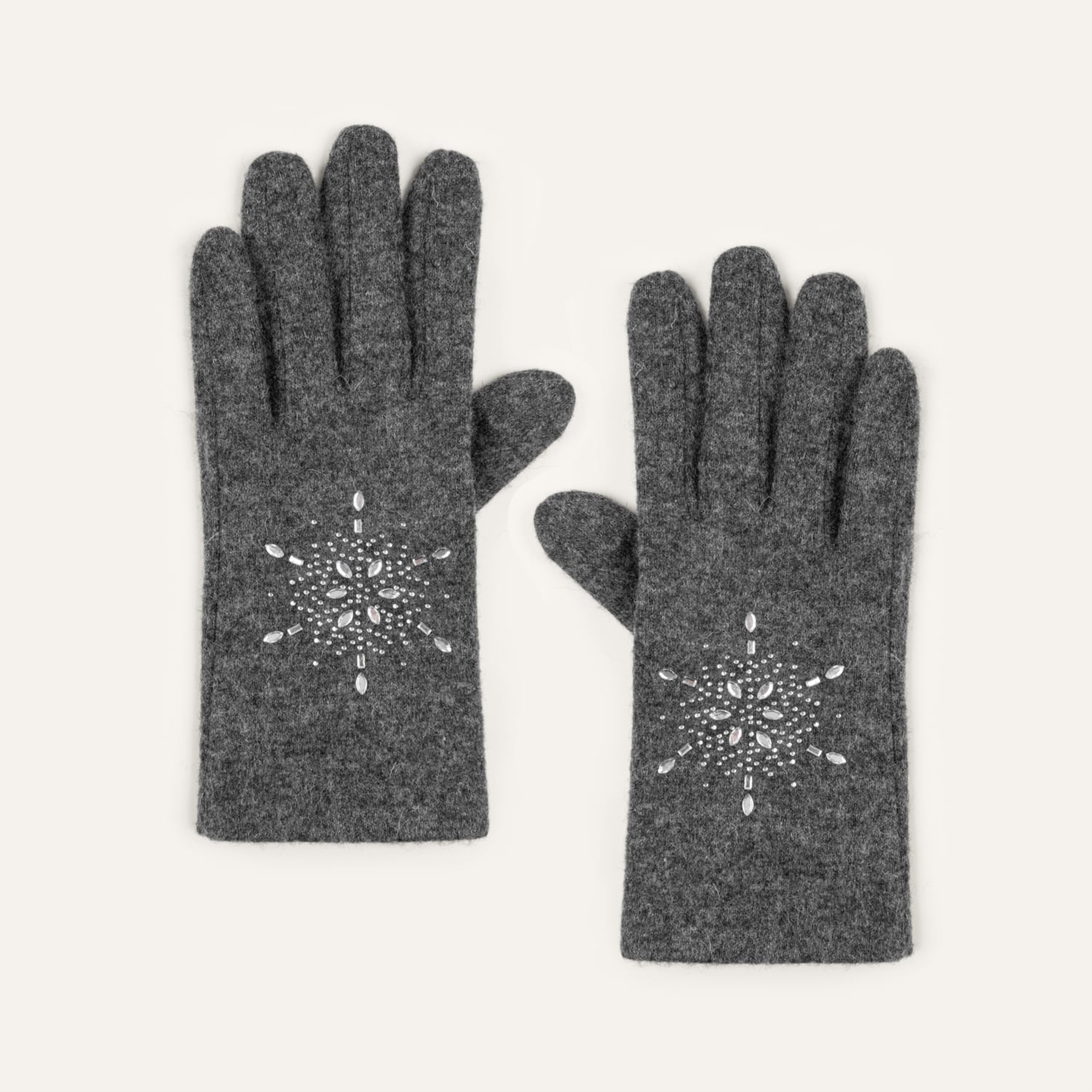 KAR TANESİ İŞLEMELİ ELDİVEN