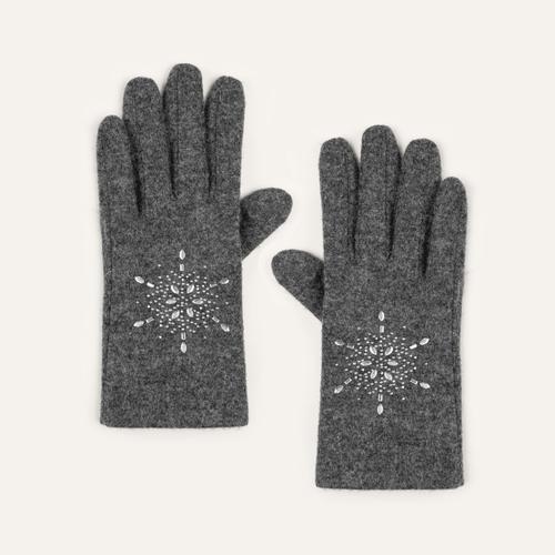  KAR TANESİ İŞLEMELİ ELDİVEN