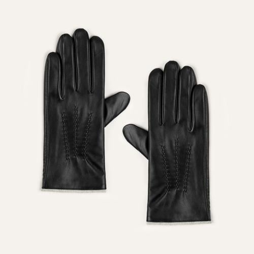  DİKİŞ DETAYLI HAKİKİ DERİ ELDİVEN