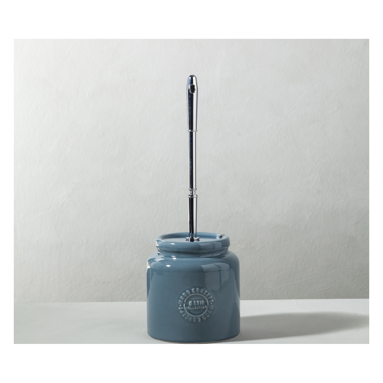 BARNES TUVALET FIRÇASI PARLAK GRİ