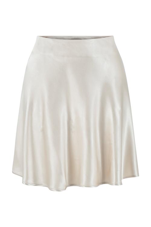  SATEN GÖRÜNÜMLÜ A FORM MİNİ ETEK