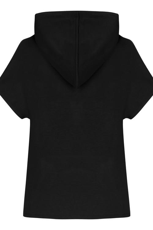  KISA KOLLU KAPÜŞONLU SWEATSHIRT
