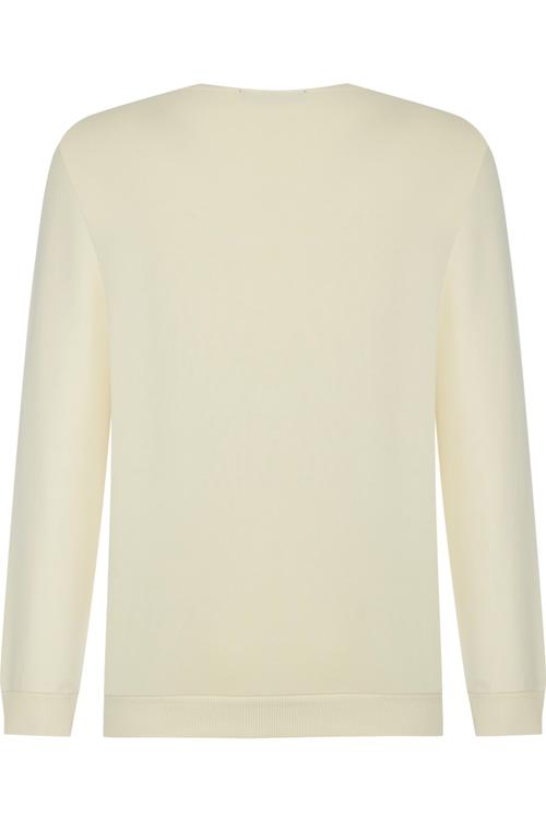  YELKEN NAKIŞLI BİSİKLET YAKA SWEATSHIRT