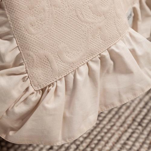  BELL ÇİFT KİŞİLİK YATAK ÖRTÜSÜ TAKIMI BEJ 240X240