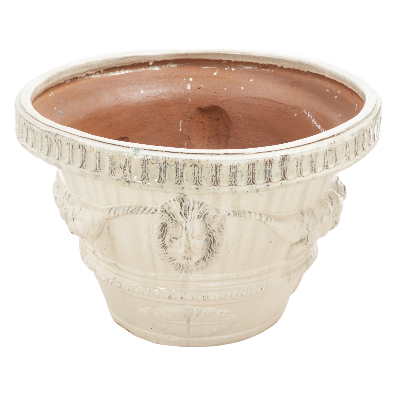 FLORENTINE SIRLI TOPRAK SAKSI KIRIK BEYAZ 55X82