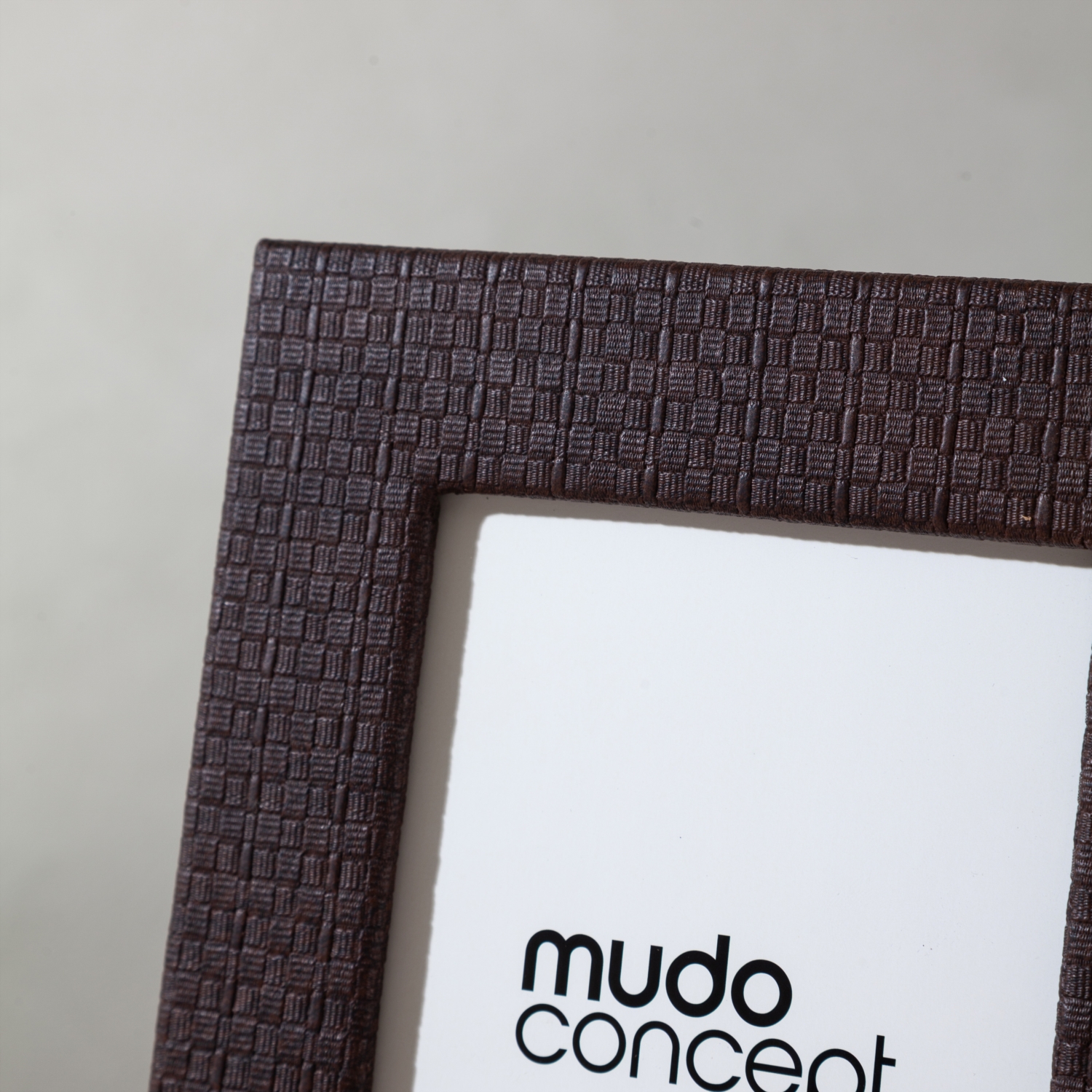 CROCO DERİ FOTOĞRAF ÇERÇEVESİ KAHVE 13X18CM