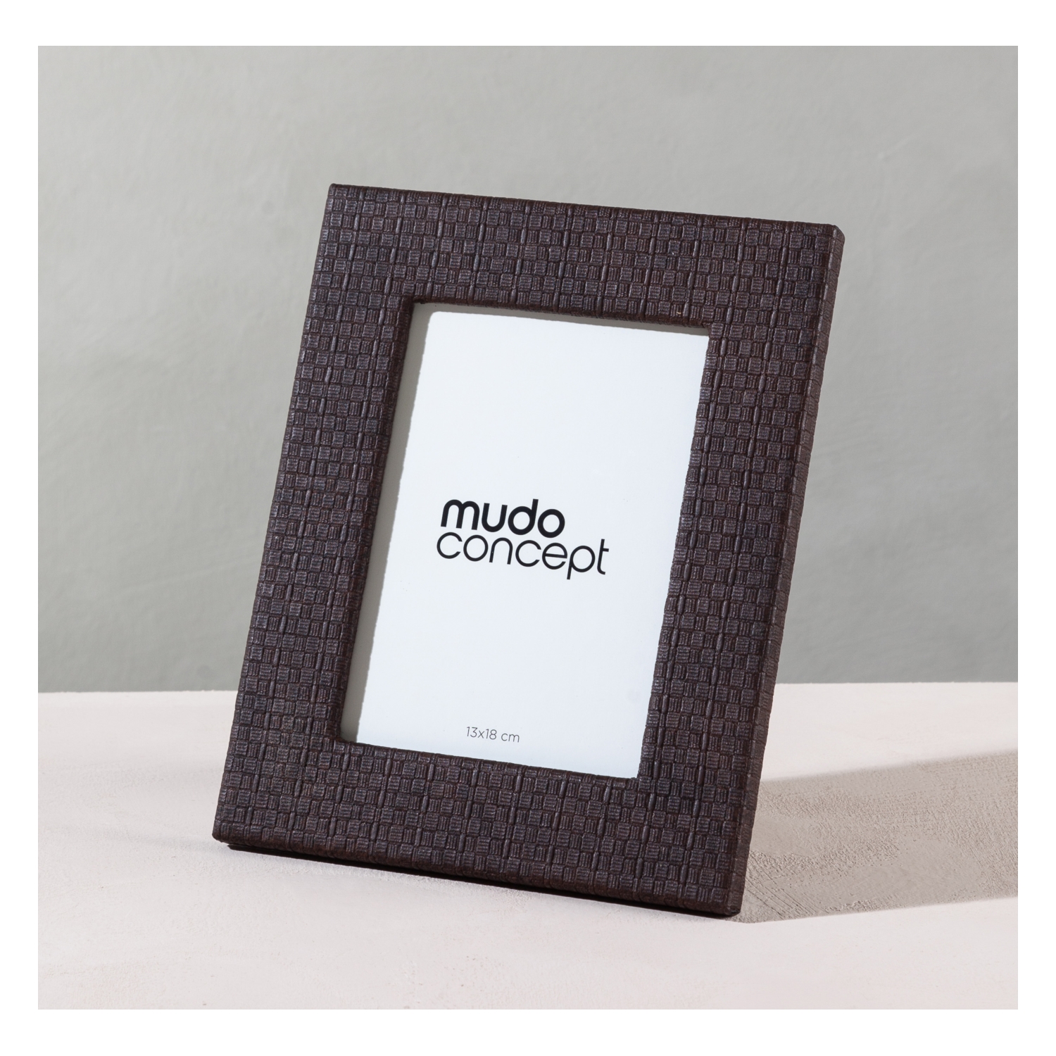 CROCO DERİ FOTOĞRAF ÇERÇEVESİ KAHVE 13X18CM