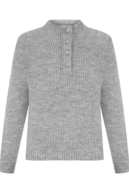  DÜĞME DETAYLI TRİKO KAZAK