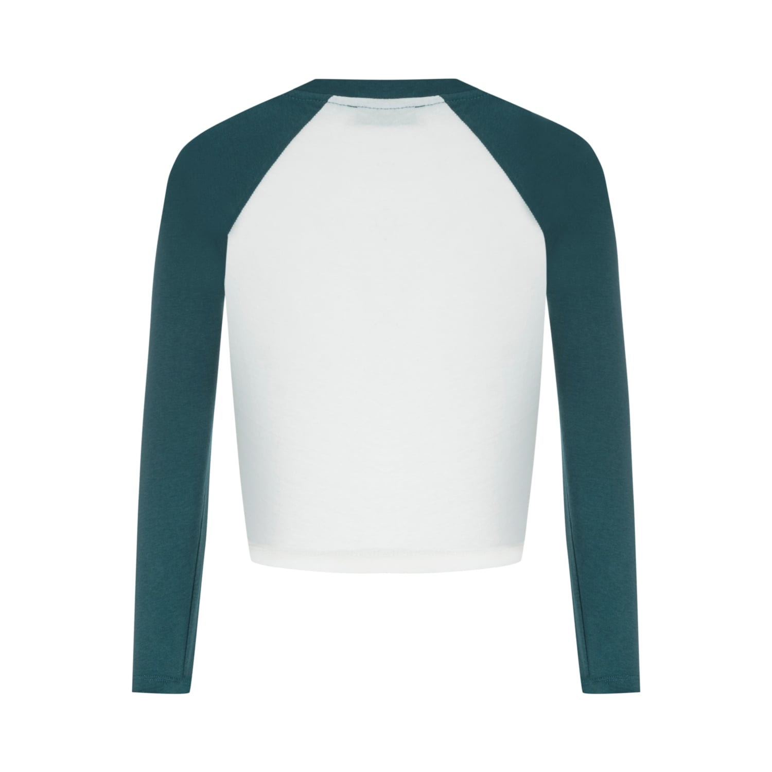 RENK BLOKLU BİSİKLET YAKA UZUN KOLLU T-SHIRT