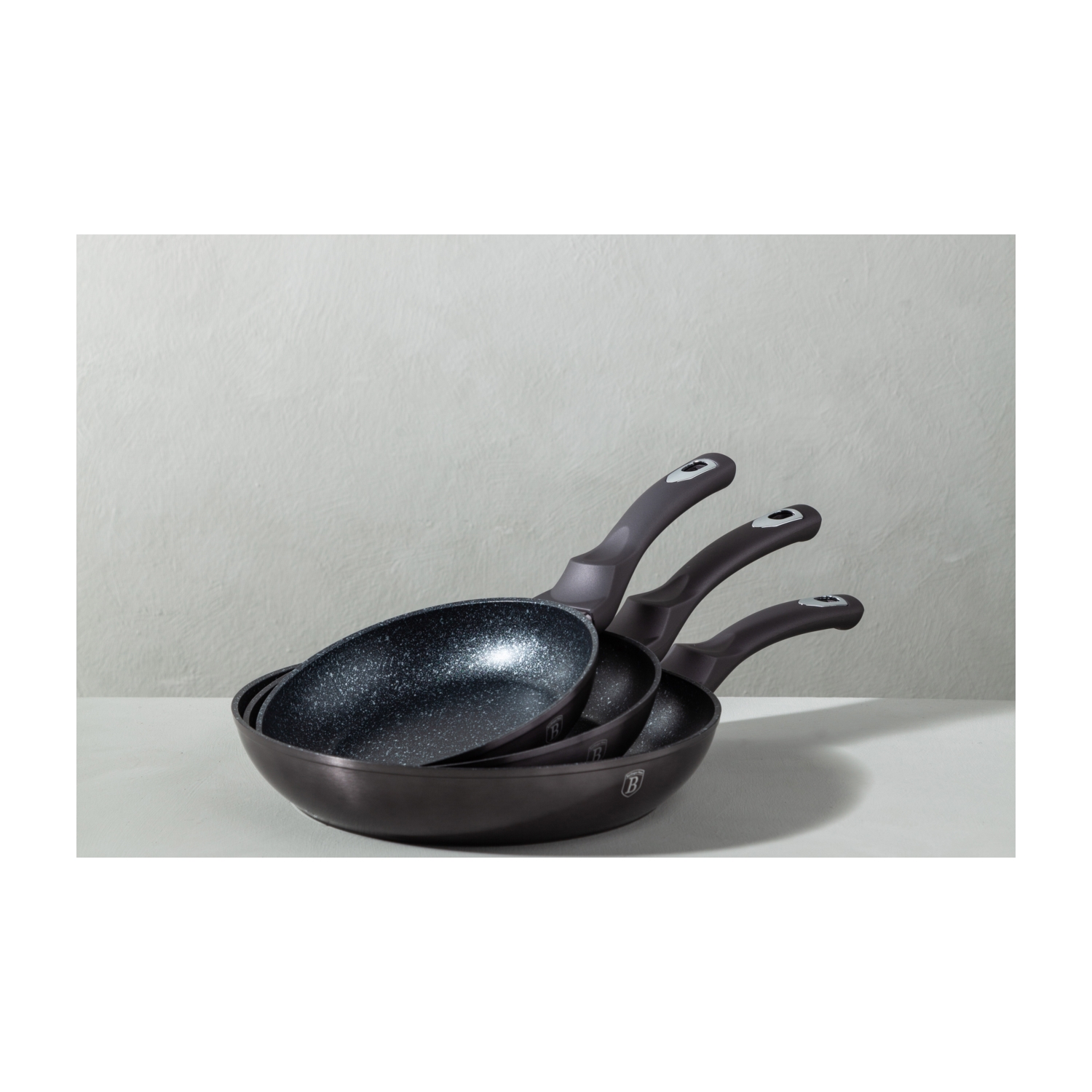 BERLINGER HAUS 3'LÜ TAVA 20 24 28 CM GRİ