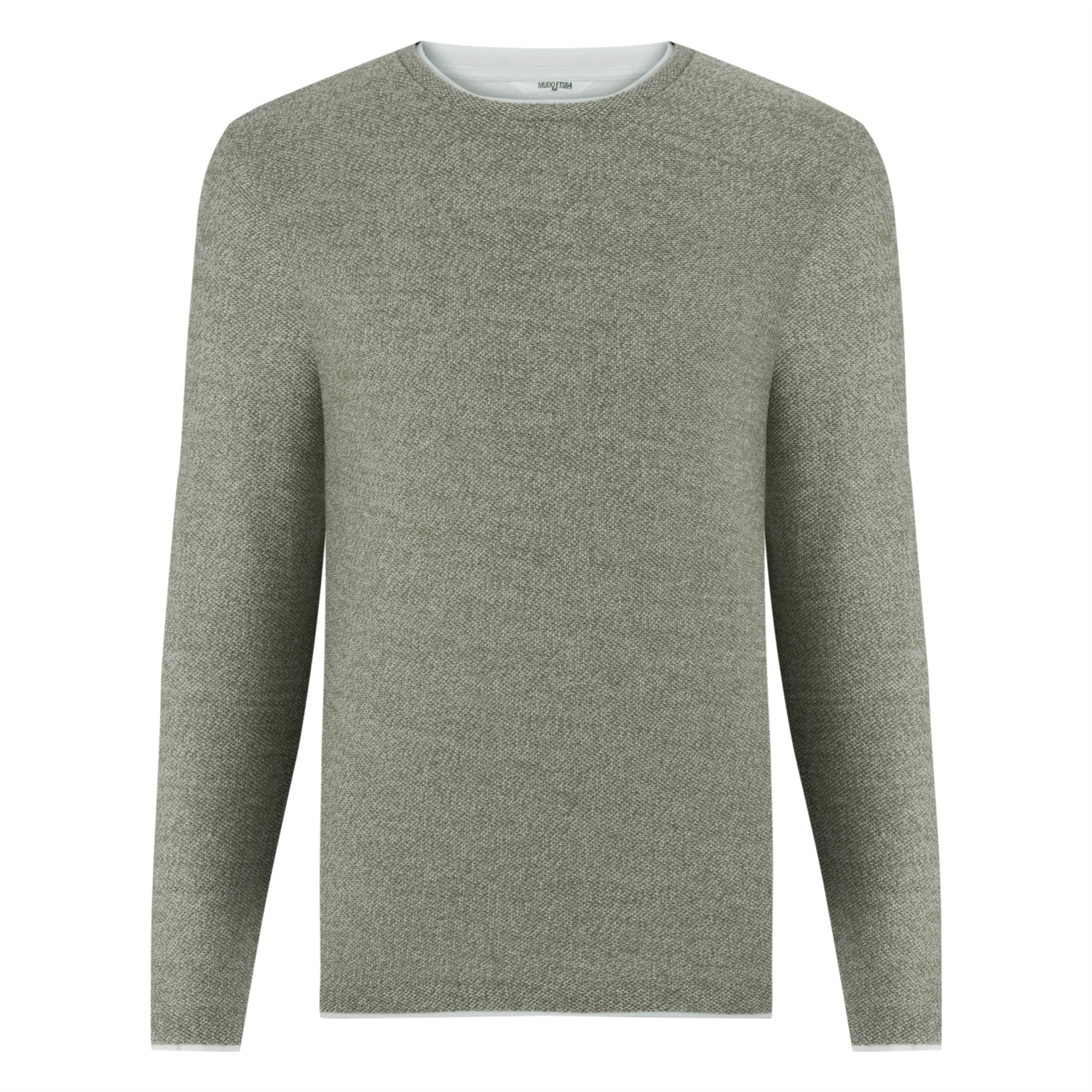 DOKULU BİSİKLET YAKA KAZAK