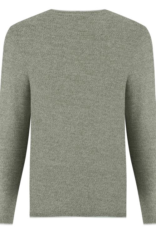  DOKULU BİSİKLET YAKA KAZAK