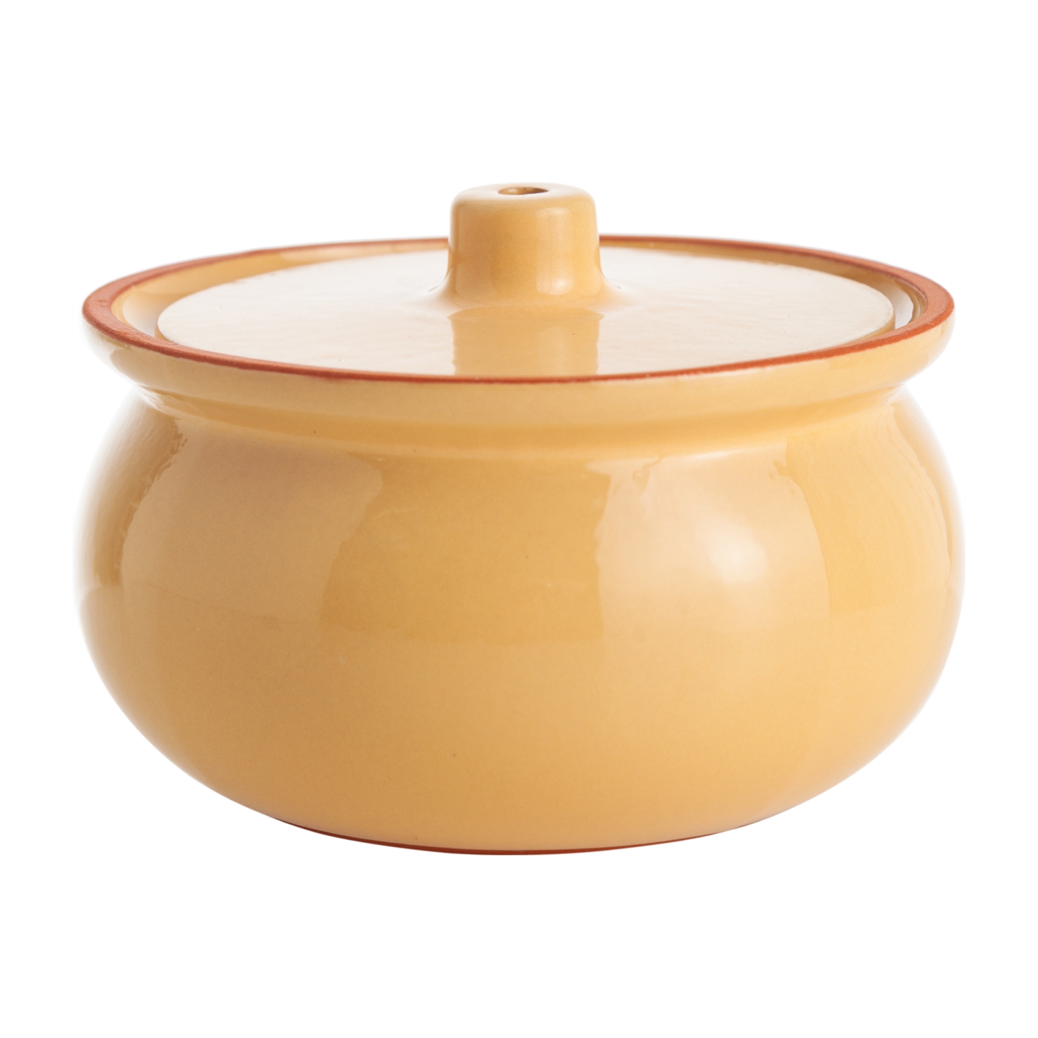 NATURAL KÜÇÜK GÜVEÇ TENCERE 1 L - SARI