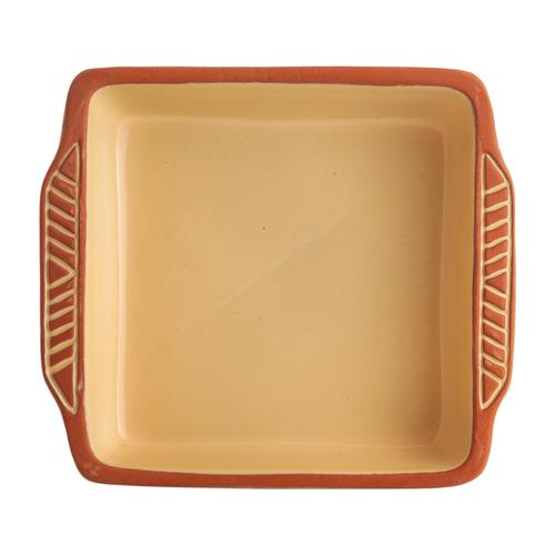  NATURAL DİKDÖRTGEN FIRIN KABI 1.8 L - SARI