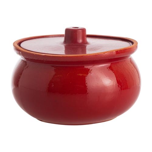  NATURAL KÜÇÜK GÜVEÇ TENCERE 1 L - KIRMIZI