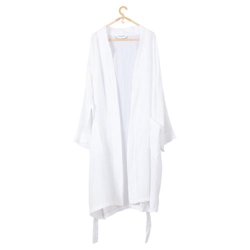  MÜSLİN BORNOZ ERKEK BEYAZ