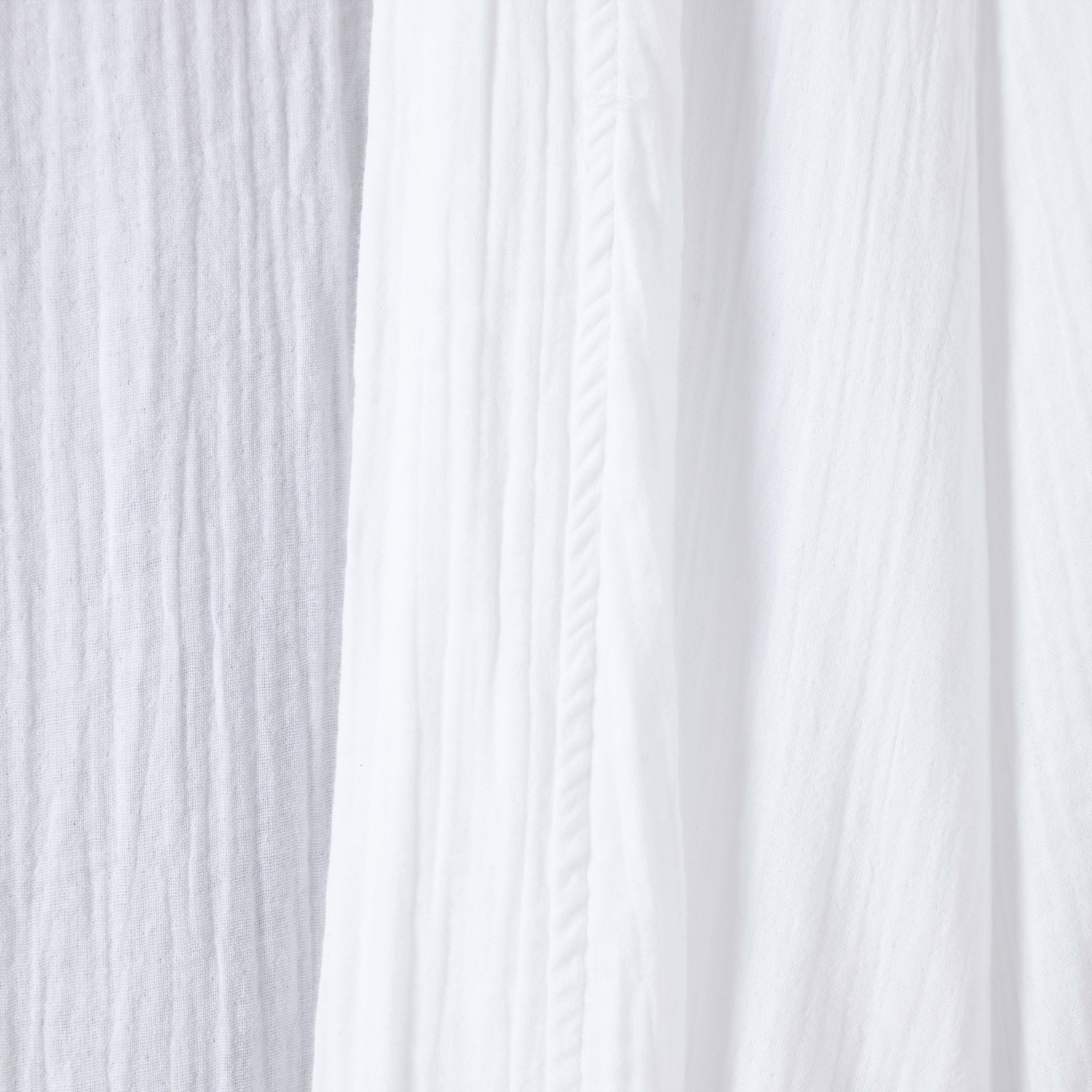 MÜSLİN BORNOZ KADIN BEYAZ