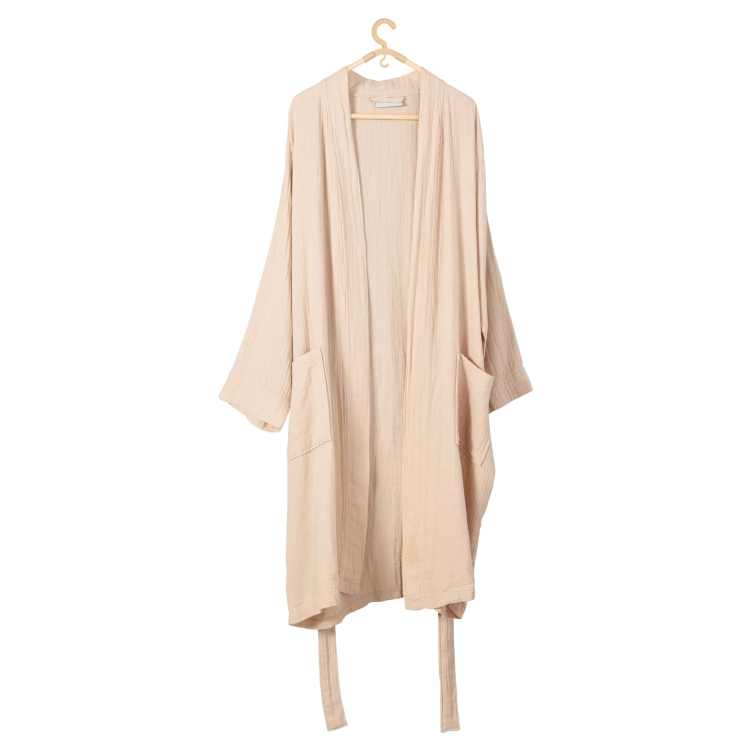 MÜSLİN BORNOZ ERKEK BEJ