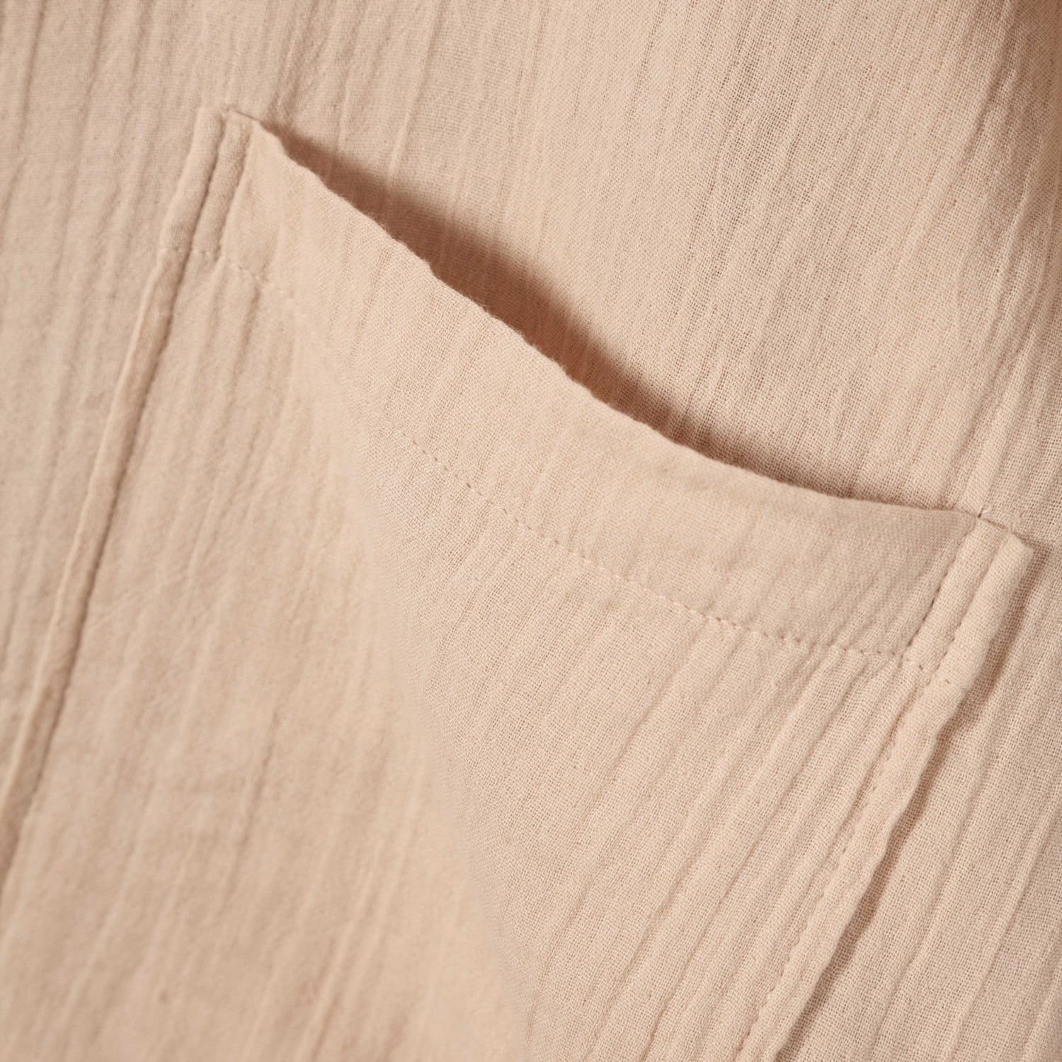 MÜSLİN BORNOZ ERKEK BEJ