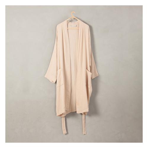  MÜSLİN BORNOZ ERKEK BEJ