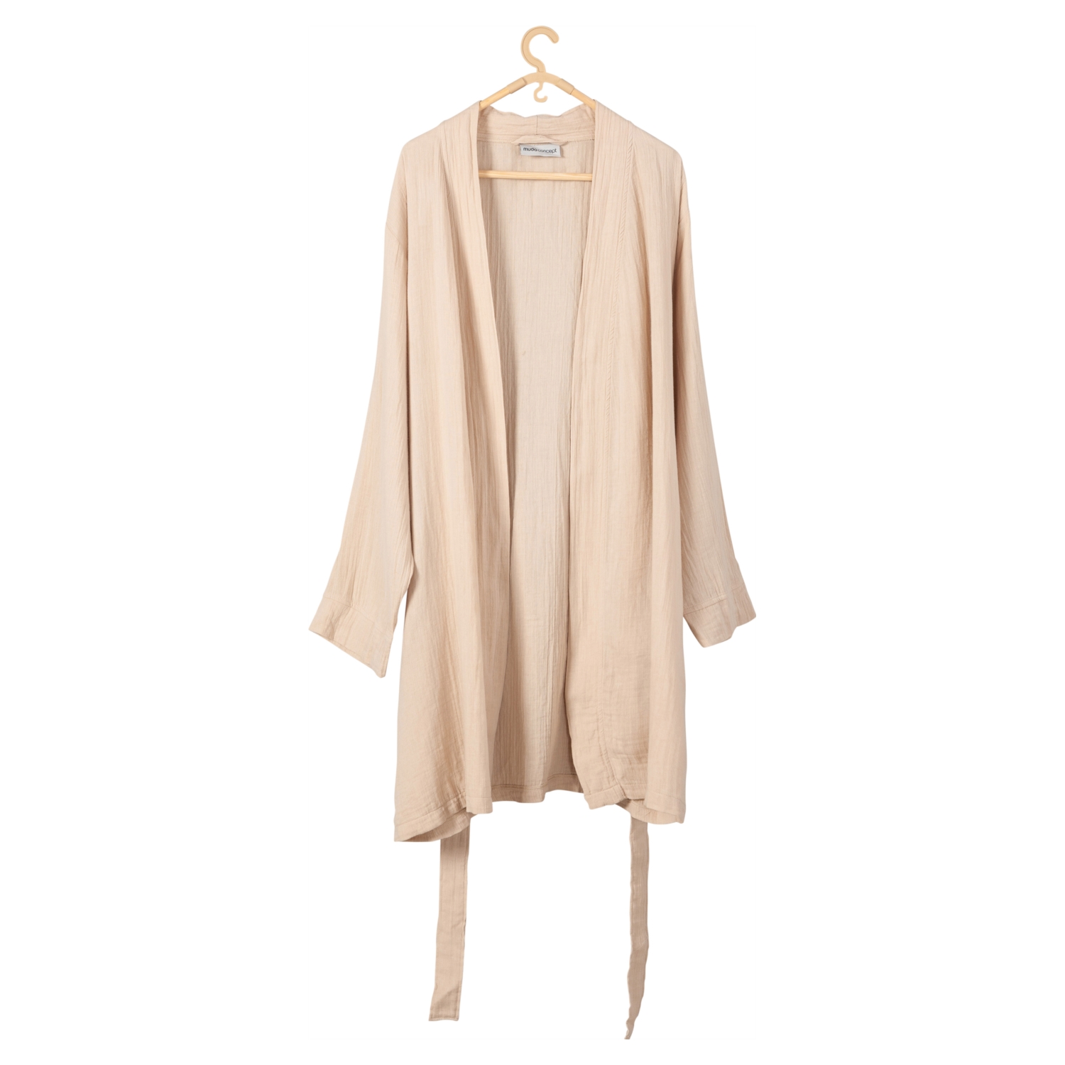 MÜSLİN BORNOZ KADIN BEJ