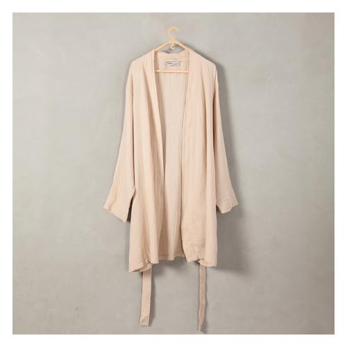  MÜSLİN BORNOZ KADIN BEJ