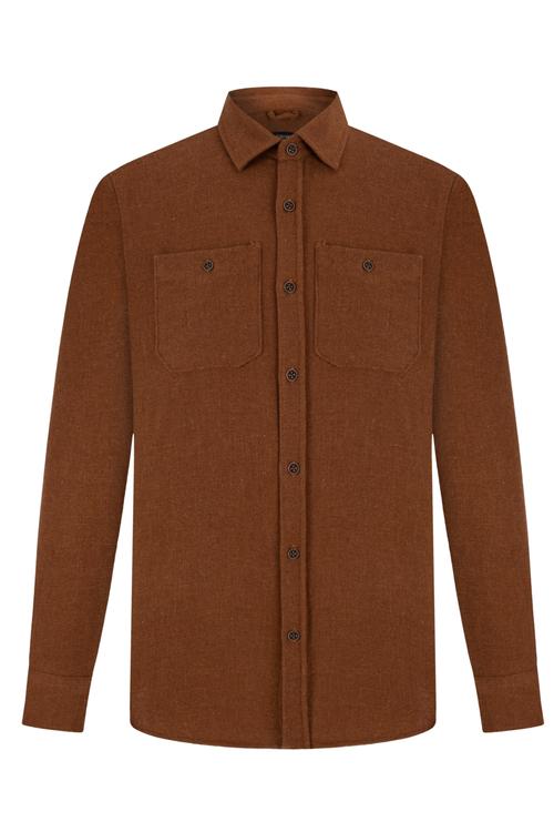  YÜN KARIŞIMLI REGULAR FIT GÖMLEK