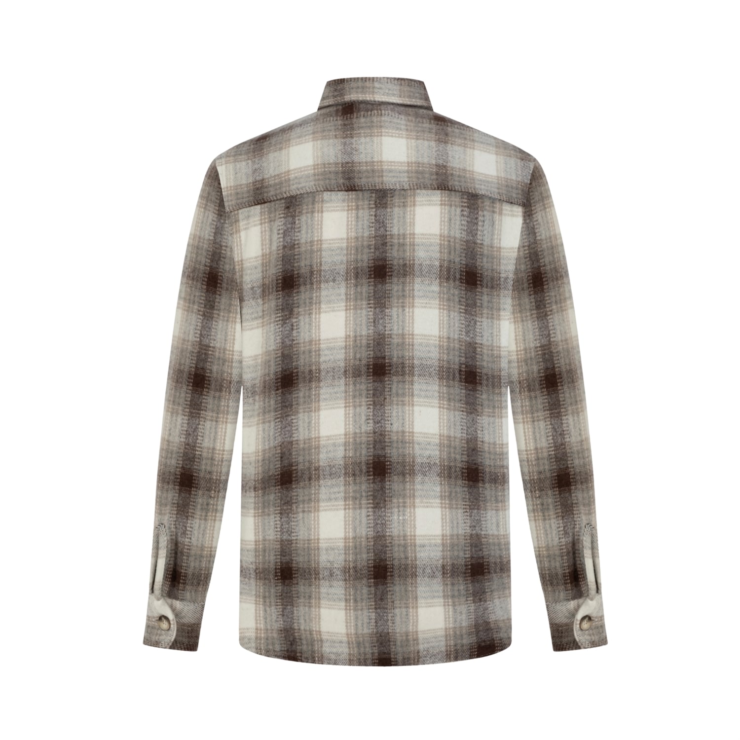 EKOSELİ YÜN KARIŞIMLI GÖMLEK CEKET