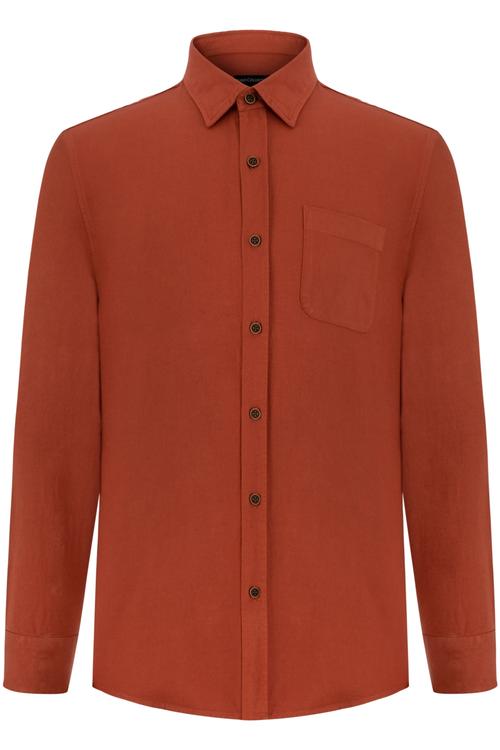  PAMUK KARIŞIMLI VİSKON REGULAR FIT GÖMLEK