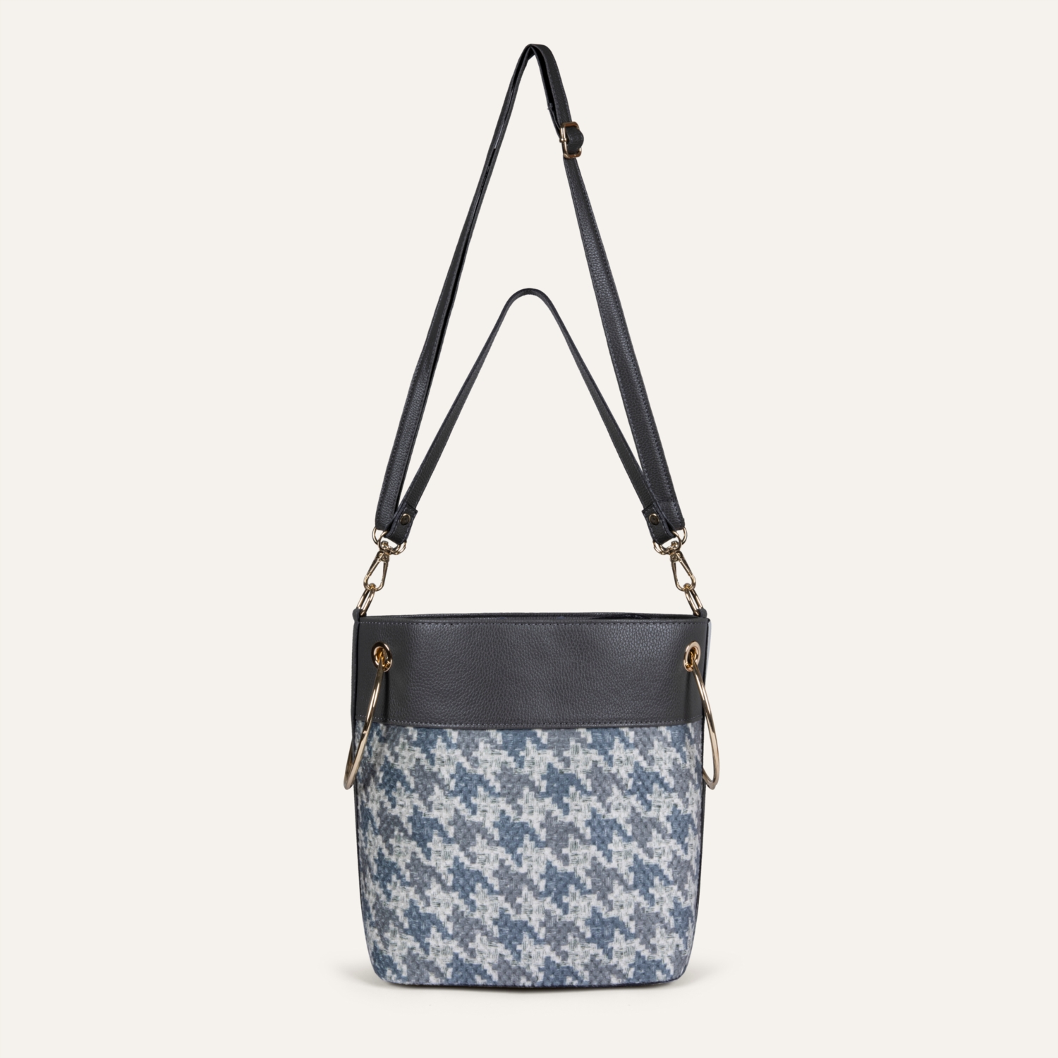 KAZAYAĞI DESENLİ EL VE OMUZ ÇANTASI