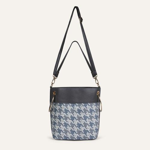  KAZAYAĞI DESENLİ EL VE OMUZ ÇANTASI