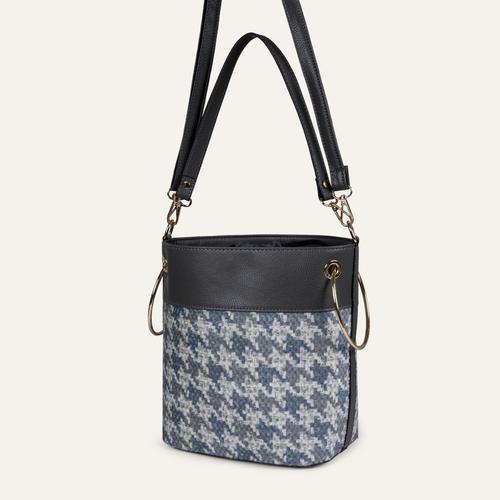  KAZAYAĞI DESENLİ EL VE OMUZ ÇANTASI