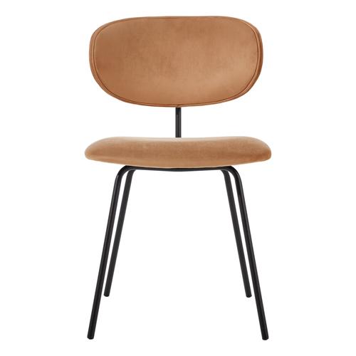  FAROZ SANDALYE AÇIK KAHVE SİYAH AYAK