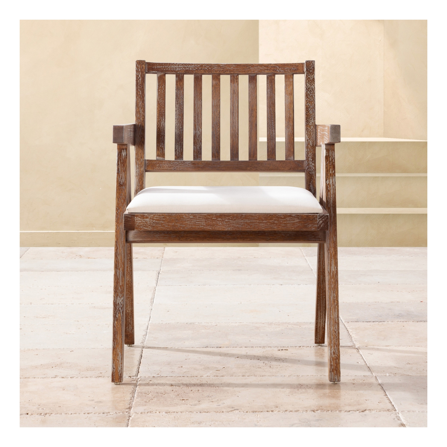 MARRONE KOLÇAKLI SANDALYE