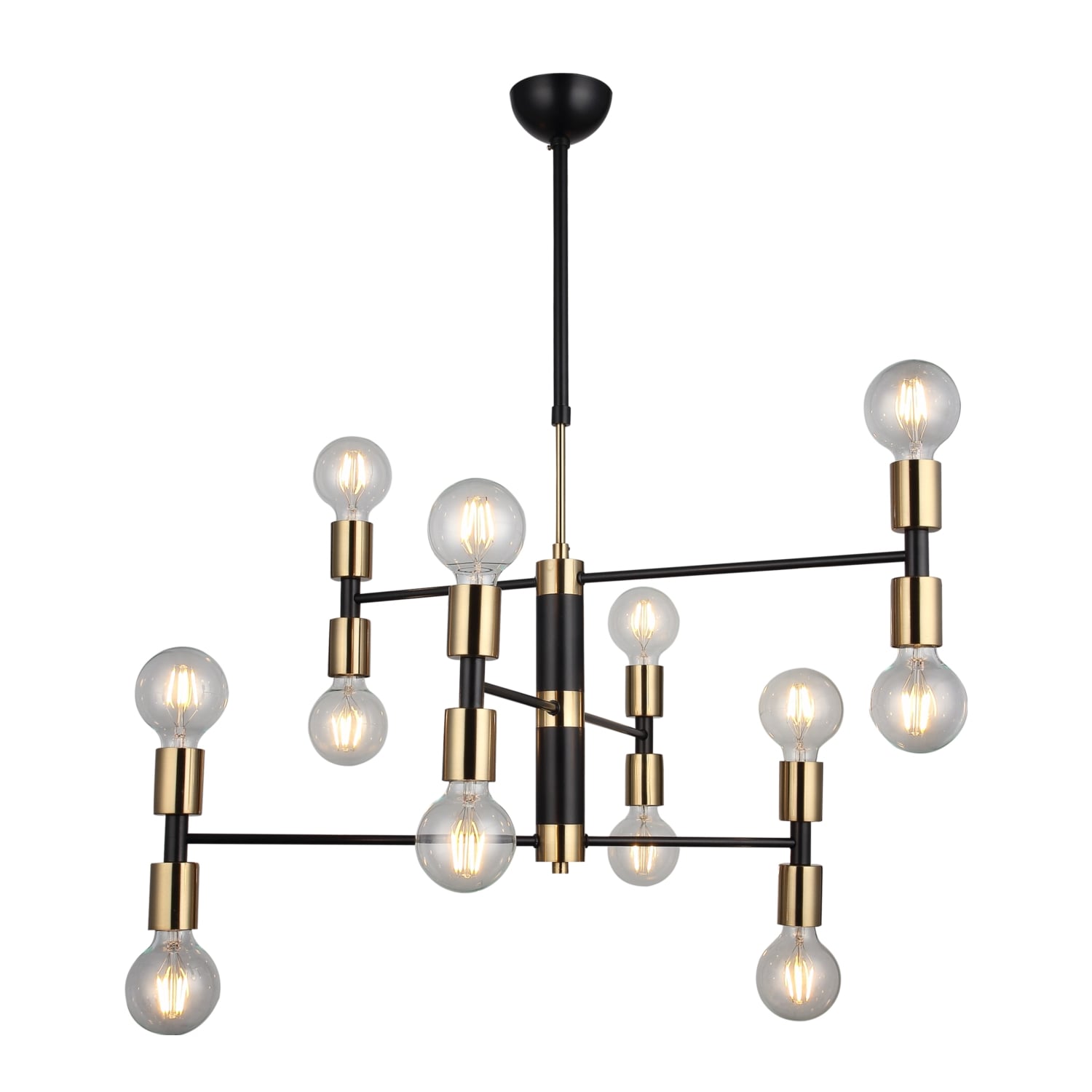 DRONE  12 Lİ SİYAH AVİZE