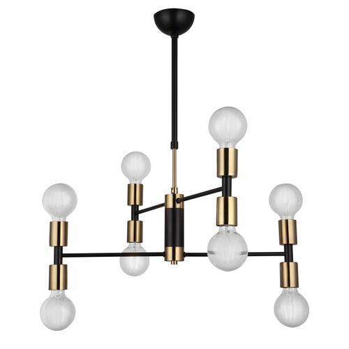  DRONE  8 Lİ SİYAH AVİZE