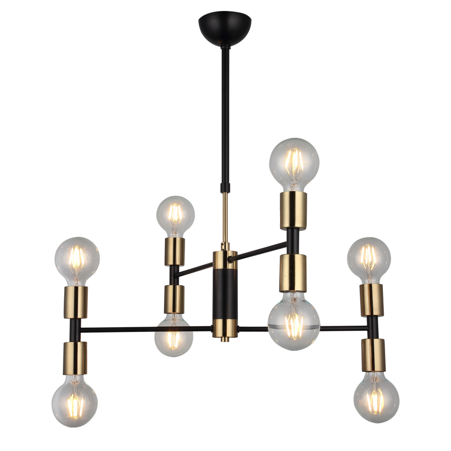 DRONE  8 Lİ SİYAH AVİZE