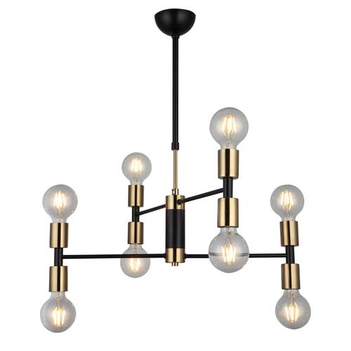  DRONE  8 Lİ SİYAH AVİZE