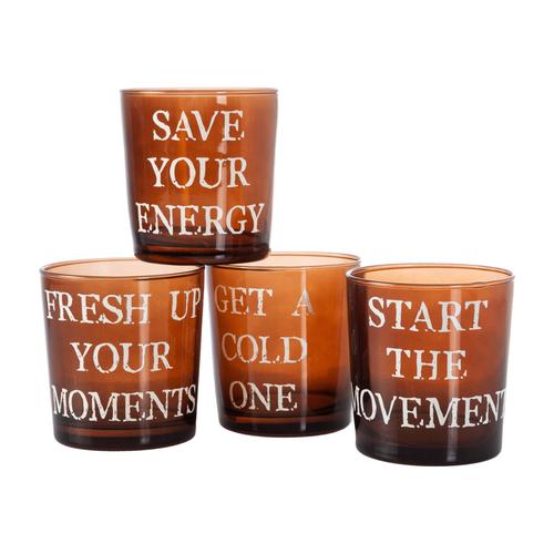  RETRO BARDAK SETİ 4LÜ - 380ML