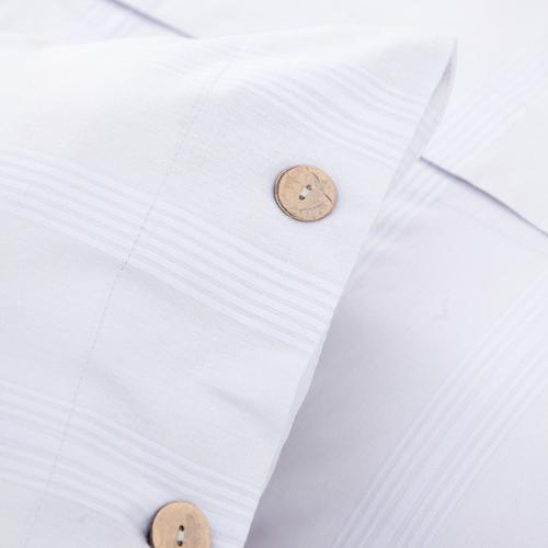  BRIE ÇİFT KİŞİLİK NEVRESİM TAKIMI GRİ 200X220