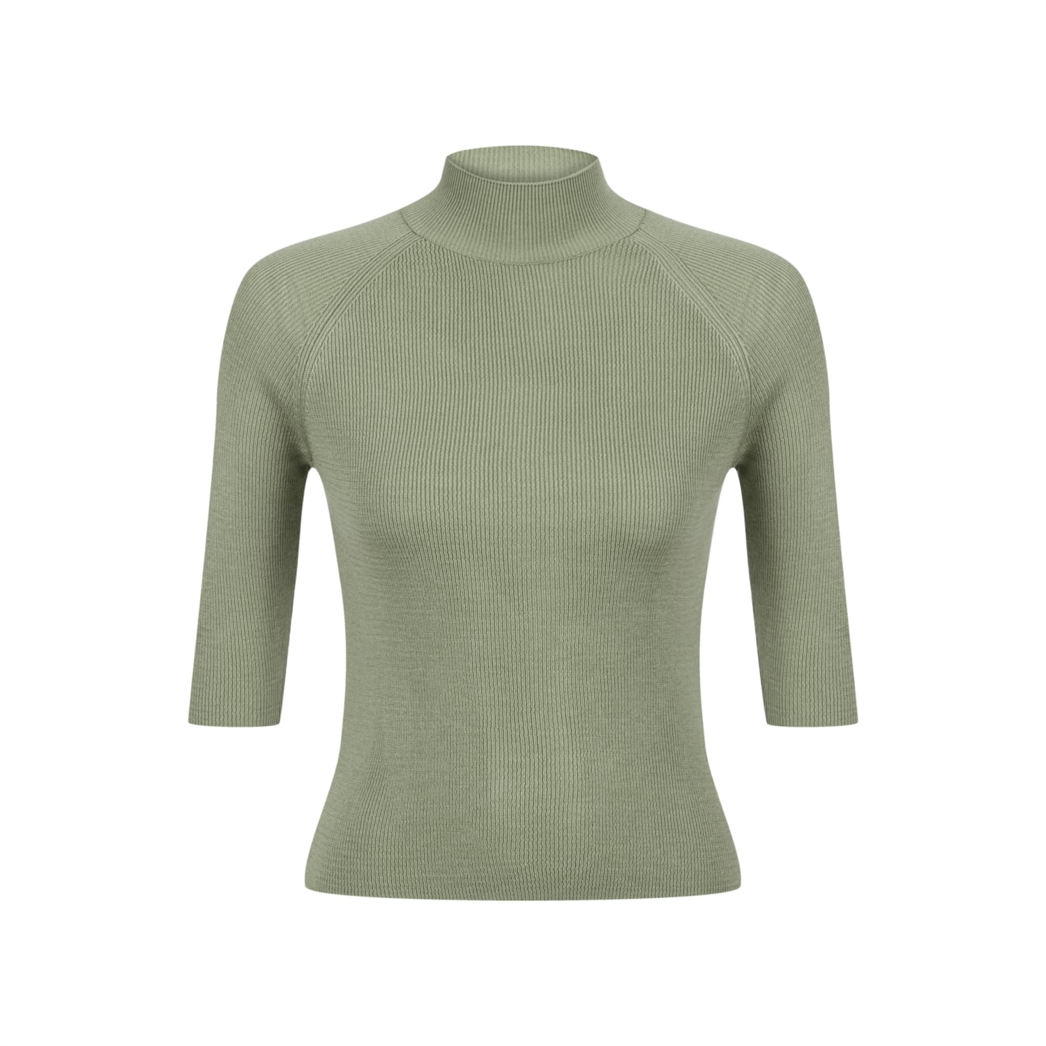 VİSKON KARIŞIMLI DİK YAKA KAZAK