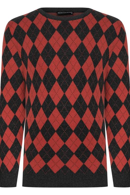  BAKLAVA DESENLİ TRİKO KAZAK