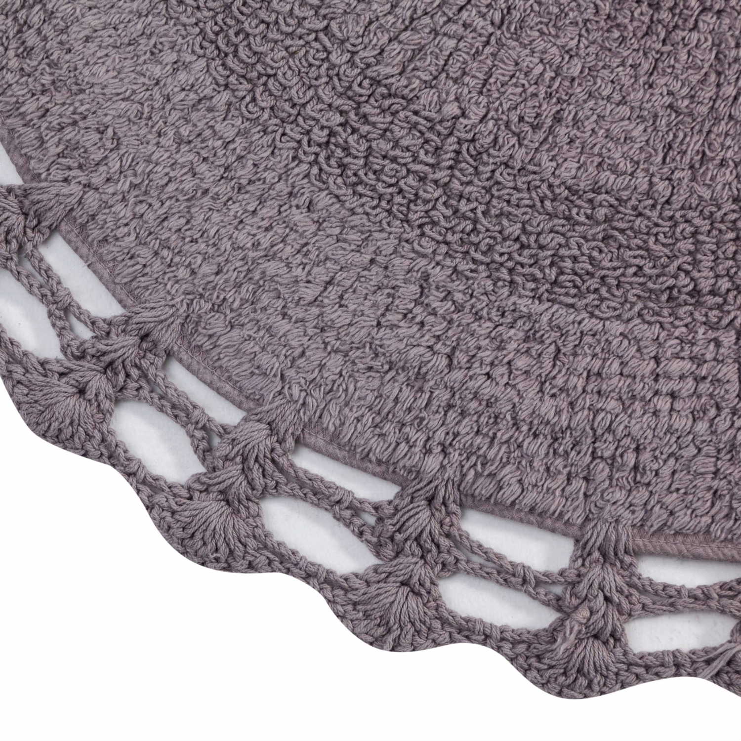 IONA OVAL KOYU GRİ BANYO PASPAS 70X120CM