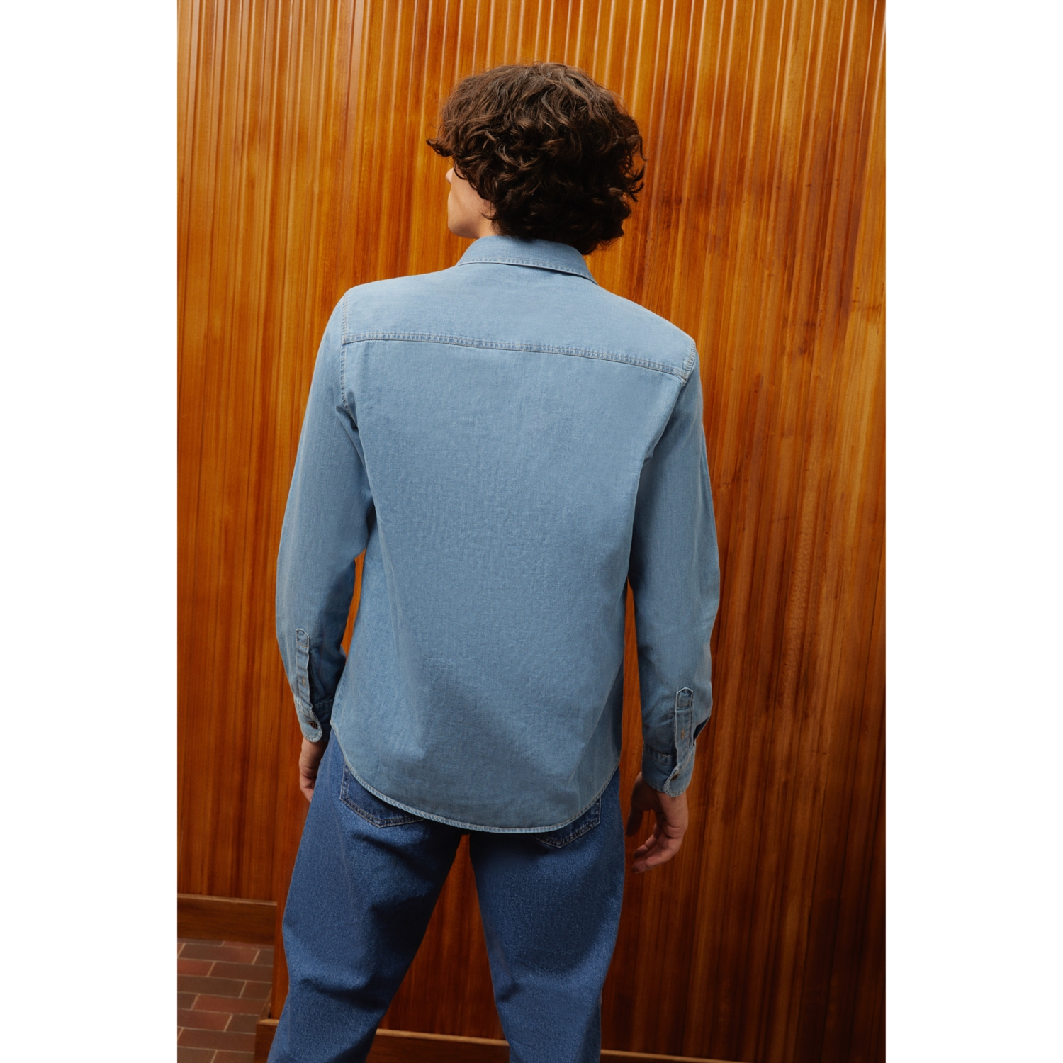 REGULAR FIT JEAN GÖMLEK