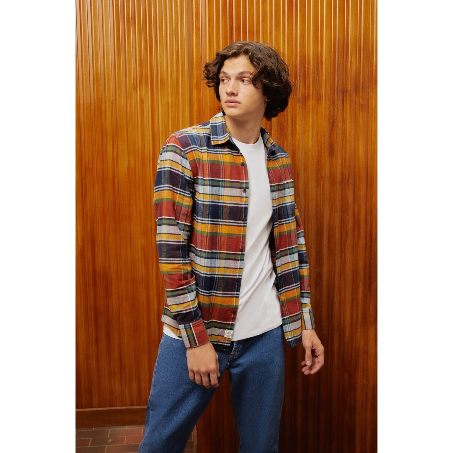 PAMUKLU EKOSELİ ODUNCU GÖMLEK