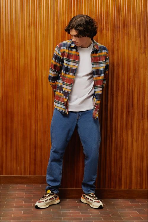  PAMUKLU EKOSELİ ODUNCU GÖMLEK