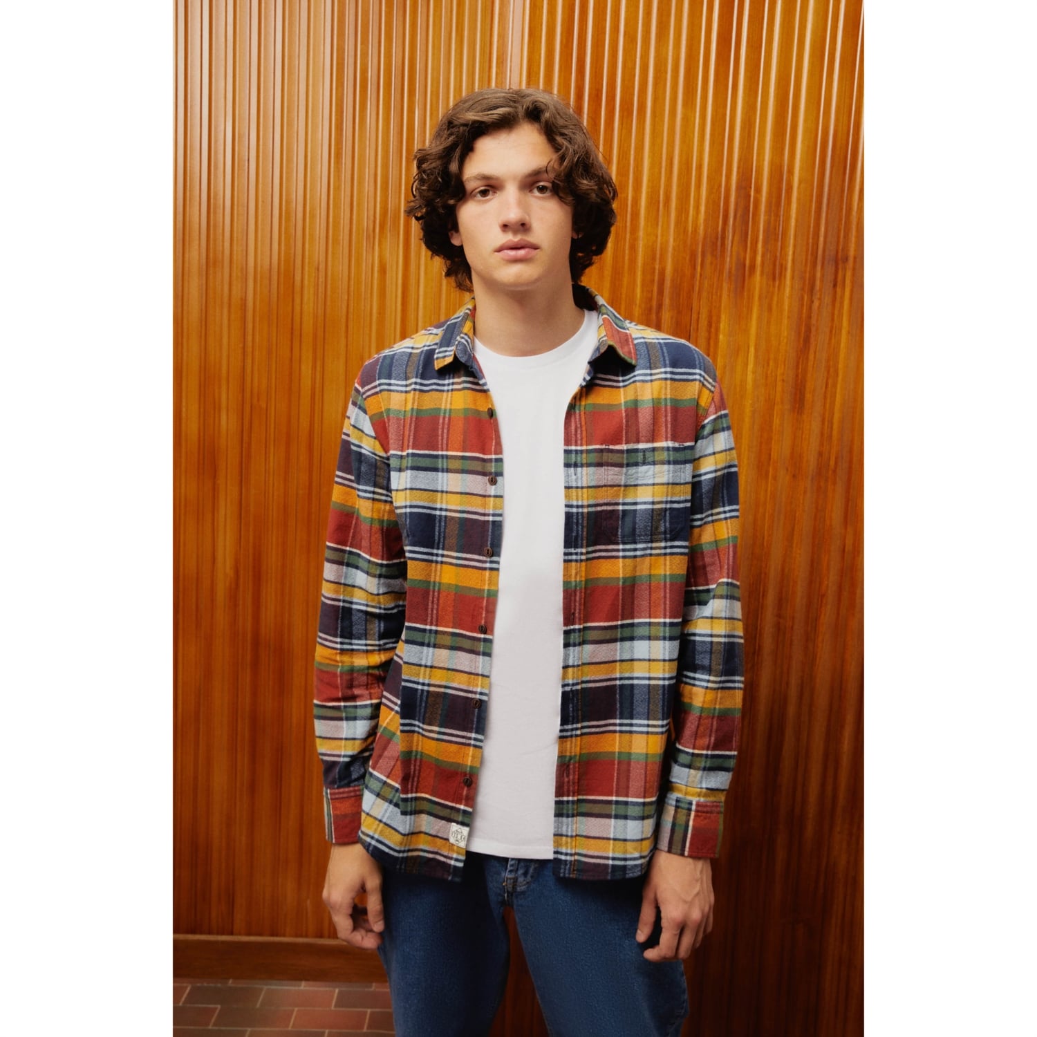 PAMUKLU EKOSELİ ODUNCU GÖMLEK